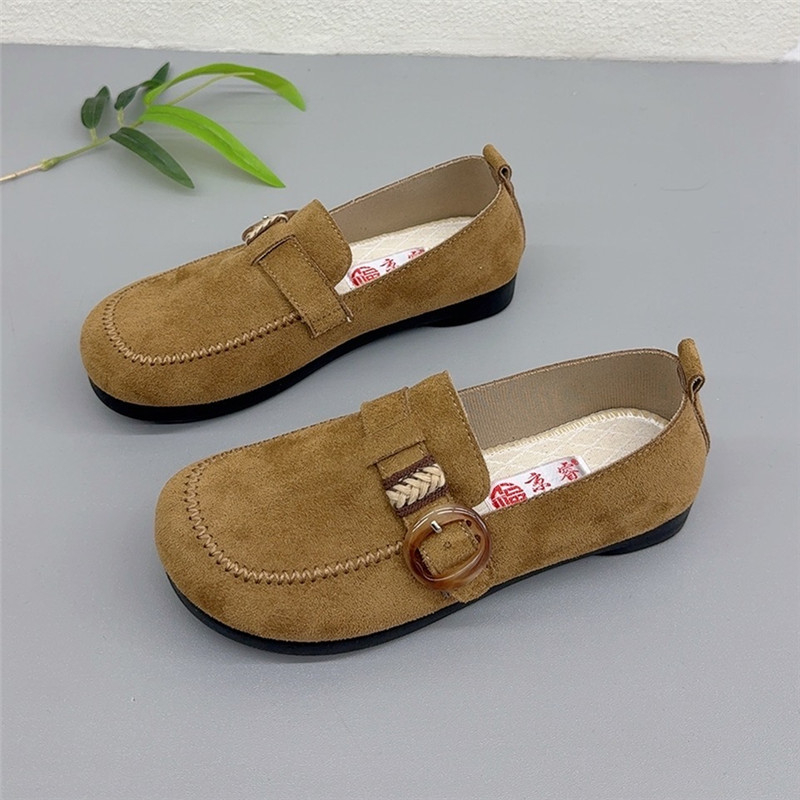 Birkenstock-stílusú női lapos talpú loafers, vászonból készült cipők a régi Pekingtől, mindennapi viseletre