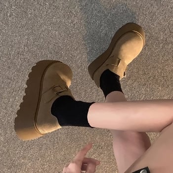 Ženske loaferice s debelim potplatom i platformom, novi proljetni model 2025, retro stil