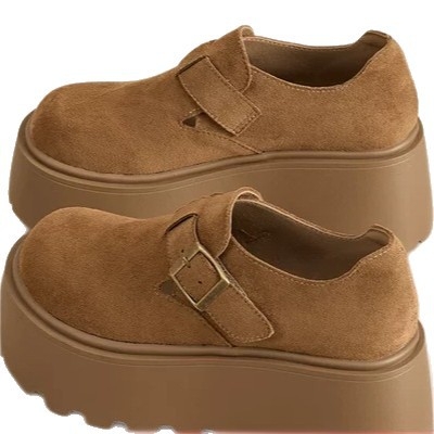 Ženske loaferice s debelim potplatom i platformom, novi proljetni model 2025, retro stil