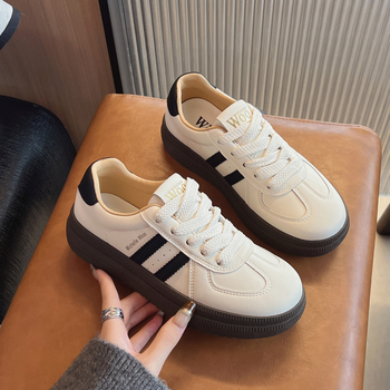 Pantofi sport pentru femei cu blocuri de culoare retro și talpă groasă, model nou 2025, versatili, confortabili și respirabili