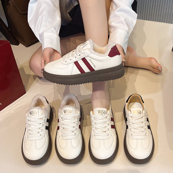 Pantofi sport pentru femei cu blocuri de culoare retro și talpă groasă, model nou 2025, versatili, confortabili și respirabili
