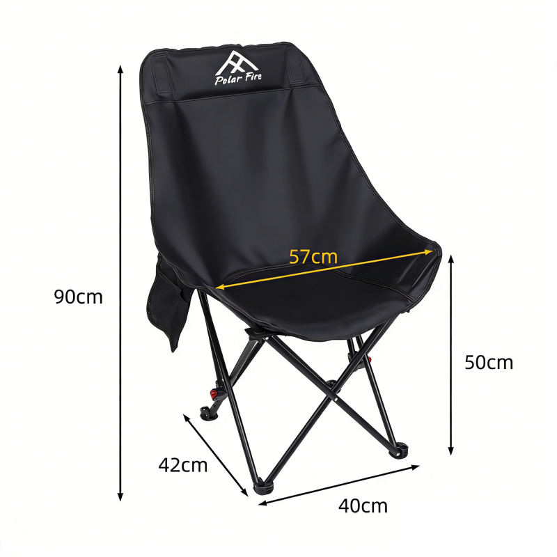 Εξωτερική Moon Chair, πτυσσόμενη φορητή ανάπαυση για μπαλκόνι και ψάρεμα
