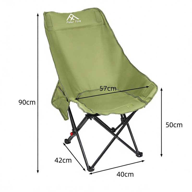 Εξωτερική Moon Chair, πτυσσόμενη φορητή ανάπαυση για μπαλκόνι και ψάρεμα