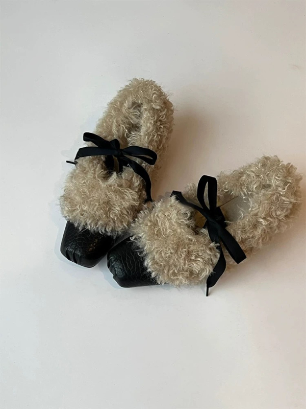 Ženske Mary Jane cipele s gornjim dijelom od split kože i pliš unutrašnjosti, kvadratni vrh, niski do srednjeg peta 3–6 cm, vintage stil, svakodnevno nošenje, Yqds