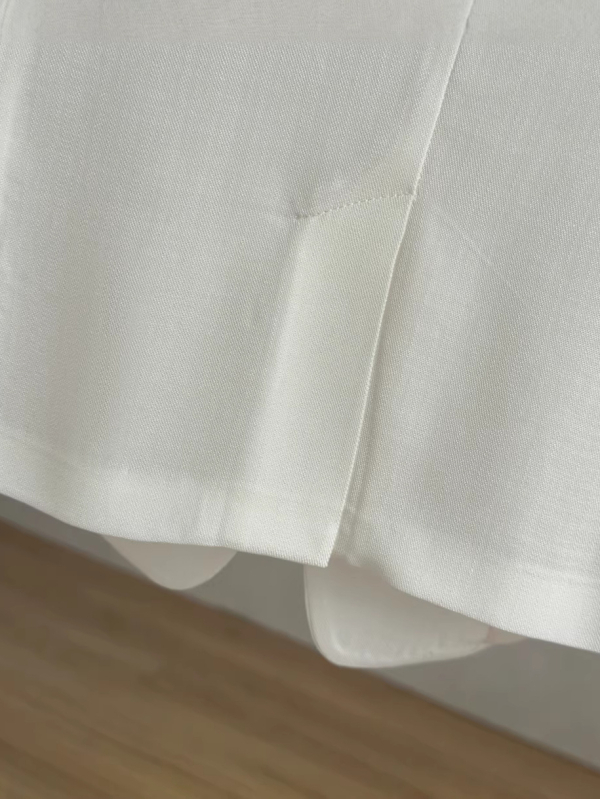 Giad* Ženski blejzer s 3/4 rukavima od tankog acetatnog materijala, kratki ljetni model za uredski stil
