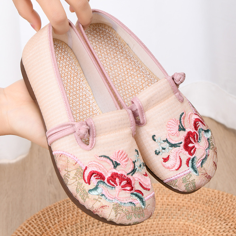 Ženske cipele Old Beijing od mrežastog materijala, slip-on, lagane, ljetna obuća