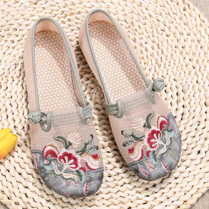 Ženske cipele Old Beijing od mrežastog materijala, slip-on, lagane, ljetna obuća