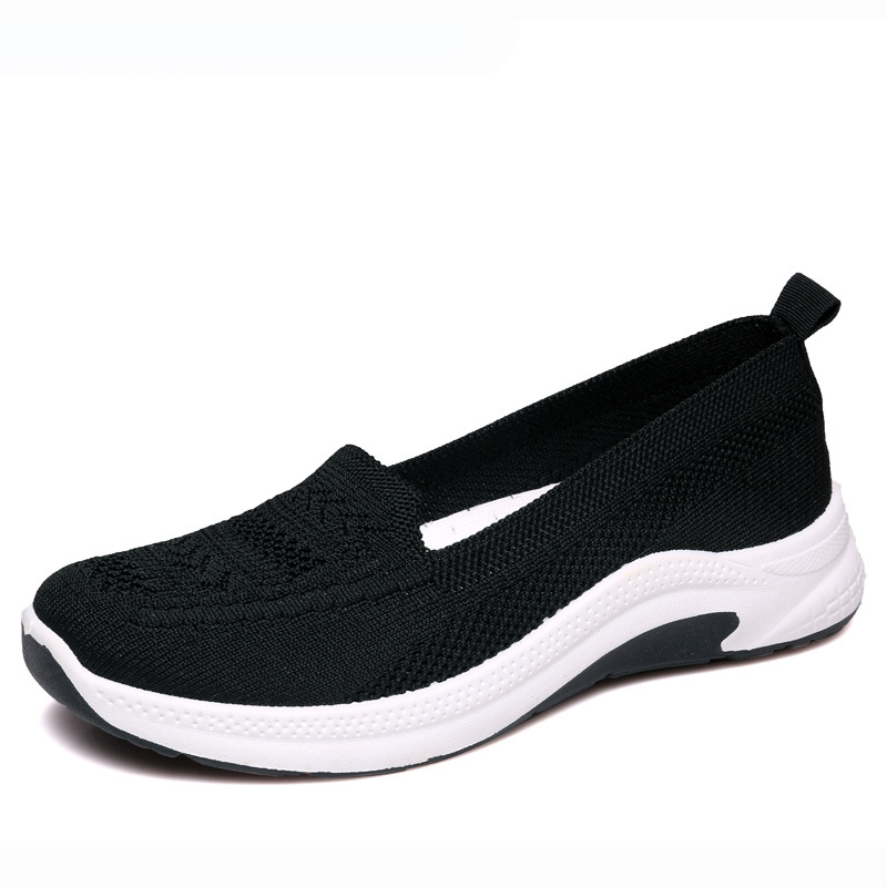 Ženske slip-on tenisice od platna s mekim potplatom, udobne sportske tenisice za žene srednje dobi