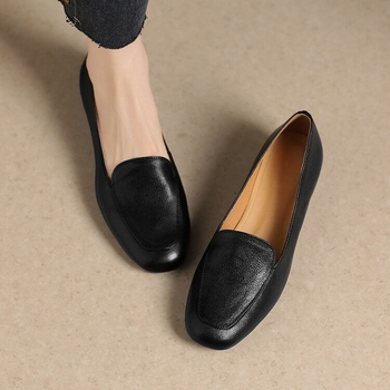 Női alacsony sarkú slip-on loaferek, kényelmes puha talppal, mindennapi casual viselet (2024 ősz)