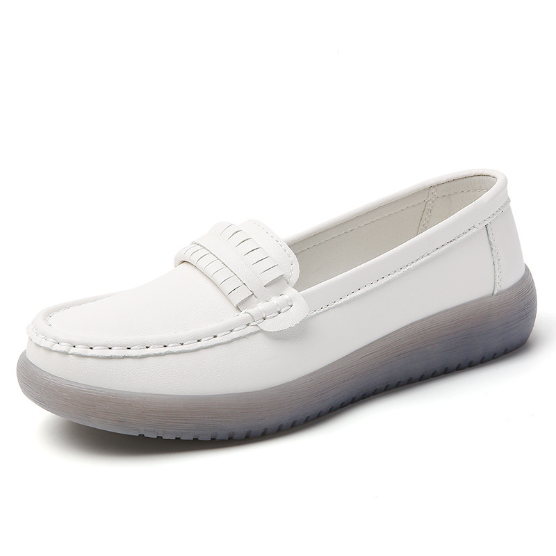 Ženske cipele plus veličine, bez vezivanja, prozračna, mekane podloge, slip-on mokasine za sve sezone