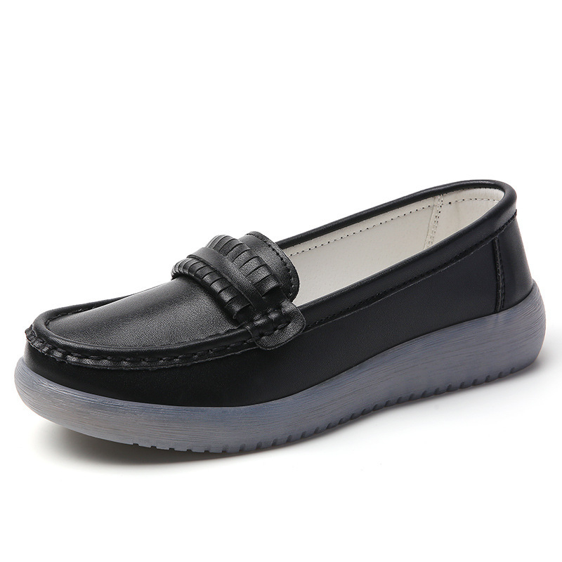 Ženske cipele plus veličine, bez vezivanja, prozračna, mekane podloge, slip-on mokasine za sve sezone