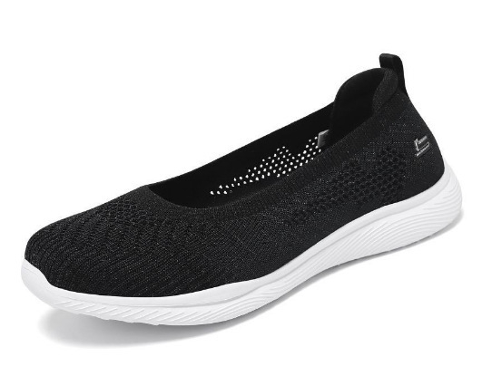 Női slip-on cipő, anyuka-stílus, légáteresztő, casual sétához, vastag talppal, 2026 tavasz–nyár