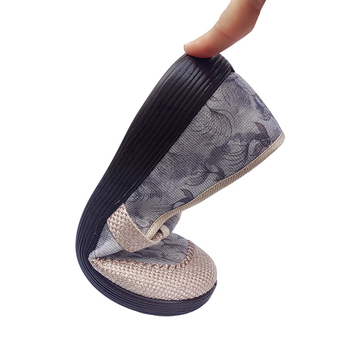 Pantofi din material textil pentru femei, stil etnic, slip-on, respirabili, casual
