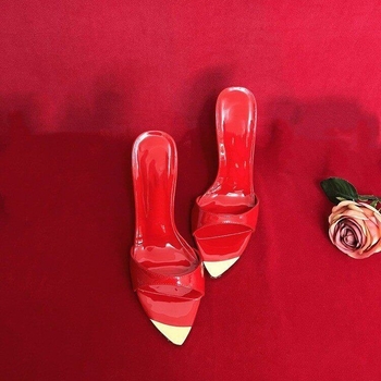Sandale feminine cu toc înalt, primăvara 2026, ușoare și confortabile, vârf ascuțit, curea cu o singură bucată, stil casual