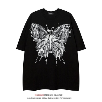 Bijeli ženski T-shirt kratkih rukava za ljeto 2025, ležeran kroj, vitka silueta, dizajnerski top