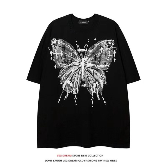 Bijeli ženski T-shirt kratkih rukava za ljeto 2025, ležeran kroj, vitka silueta, dizajnerski top