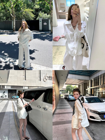Ženska košulja s dugim rukavima od pamuka i lana, opuštenog kroja, stil cardigan/uredski stil, jednobojna, polo ovratnik, duljina 65–80 cm, jesen 2025