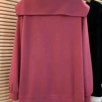 Ženski T-shirt s dugim rukavima, lažni dvodijelni dizajn, širok kroj, za proljeće i jesen