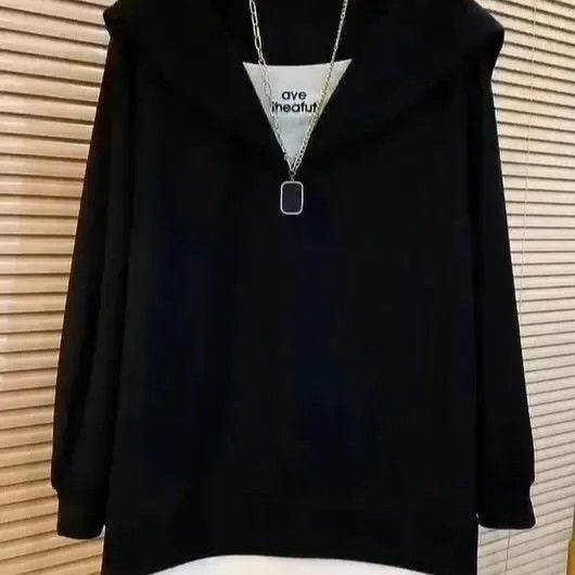 Ženski T-shirt s dugim rukavima, lažni dvodijelni dizajn, širok kroj, za proljeće i jesen