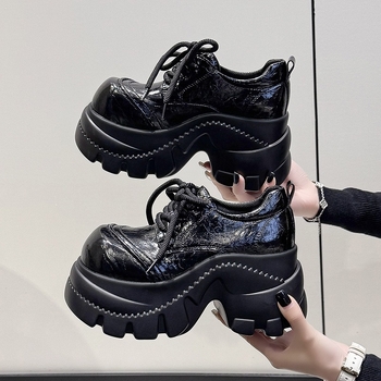 Ženske loaferice s debelim potplatom za povećanje visine – ultra lagane, mek đon, jesen 2025 moda