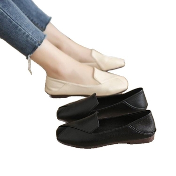 Ženske loaferice u oxford stilu, mekane kože, slip-on, ravna potplata