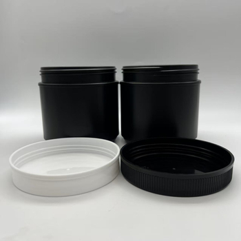 1200 ml crna HDPE posuda za hranu s navojnim poklopcem, prilagodljiva boja i logotip