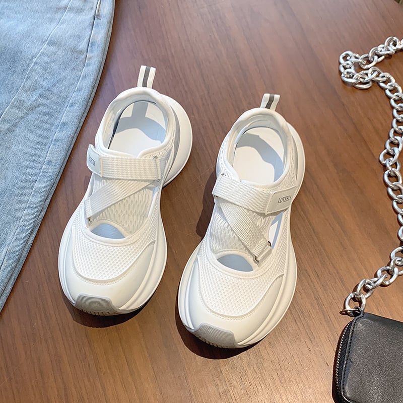 Ženske outdoor sandale za sport, ljeto 2025, novi model, perforirani gornji dio, debeli potplat, moderan stil