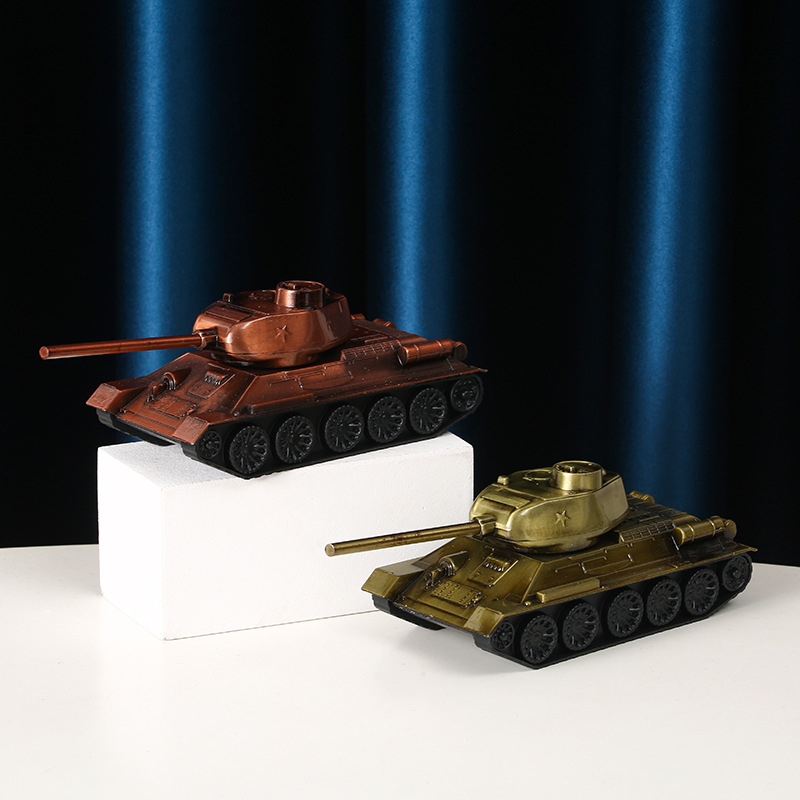 Model tenka od cinkovog legura – metalni ukras za dom, retro stil, T-34