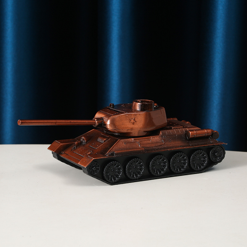Model tenka od cinkovog legura – metalni ukras za dom, retro stil, T-34
