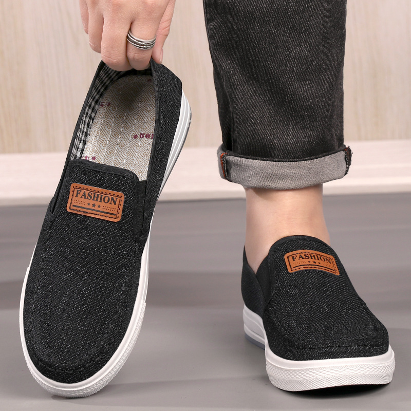Denim slip-on tenisice za muškarce i žene, prozračne, udobne, ravna potplata, za proljeće i jesen