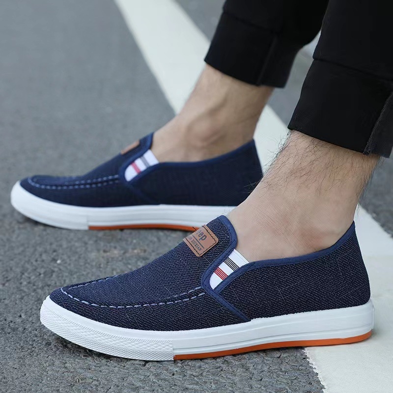 Denim slip-on tenisice za muškarce i žene, prozračne, udobne, ravna potplata, za proljeće i jesen