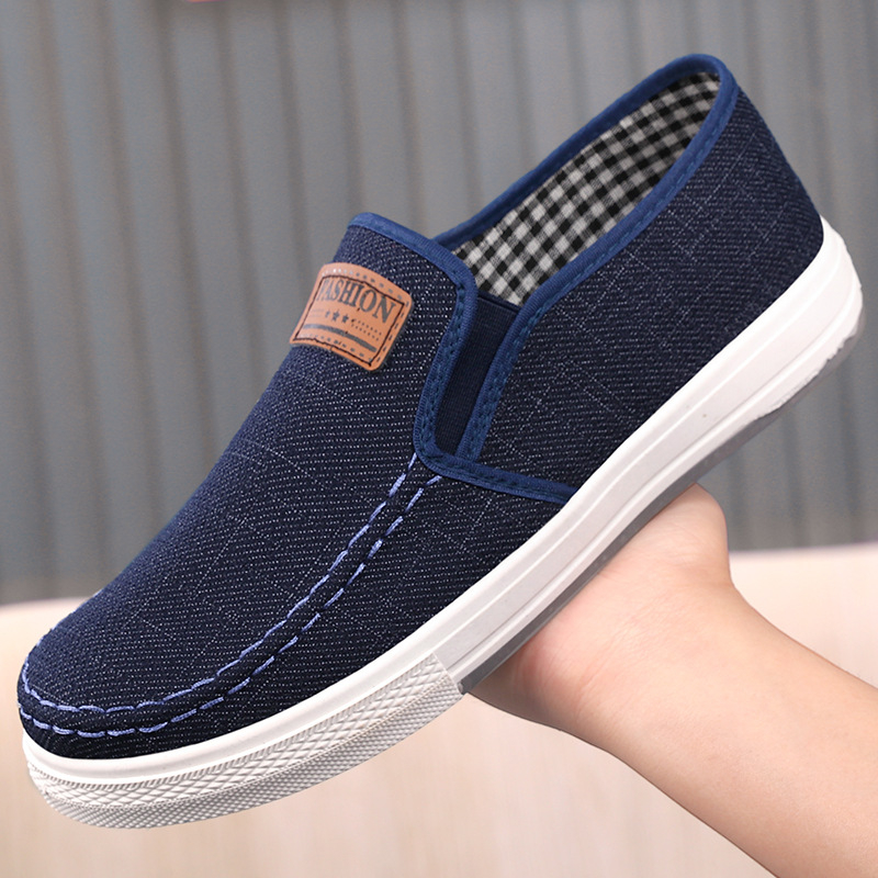 Denim slip-on tenisice za muškarce i žene, prozračne, udobne, ravna potplata, za proljeće i jesen