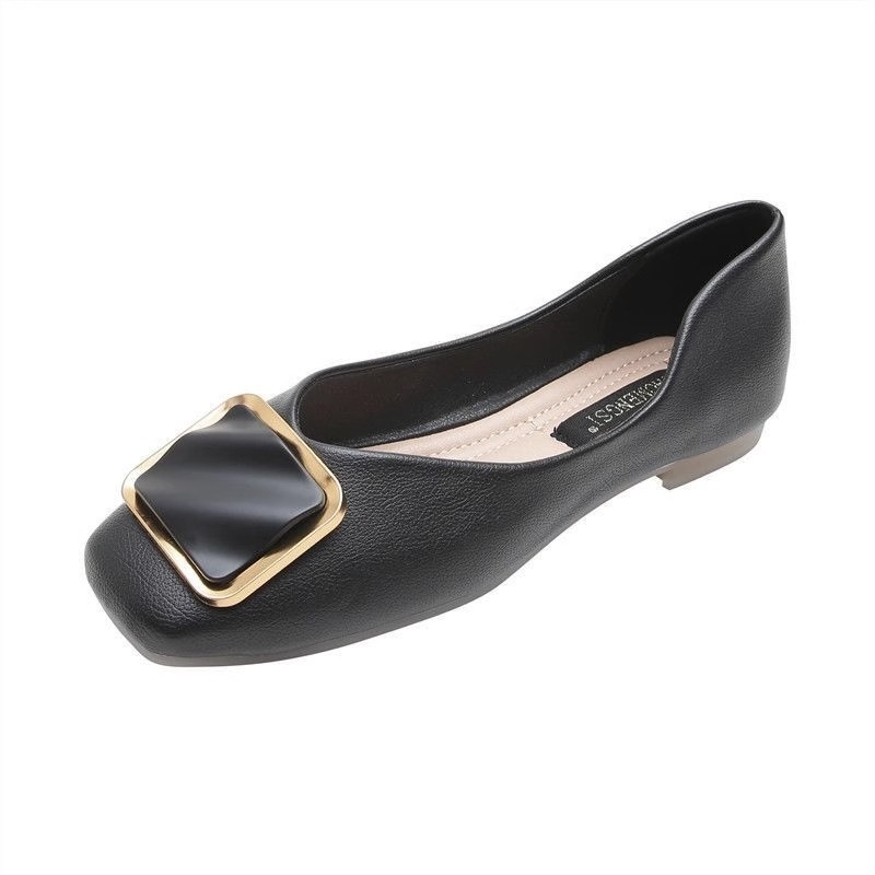 Női lapos talpú loafer cipő, tavasz 2026 új modell, slip-on kényelmes hétköznapi lábbeli, francia stílusú puha talp