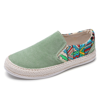 Muške platnene slip-on tenisice, proljeće 2025, prozračne casual obuće bez vezica s višeslojnim potplatom, ručna izrada, u stilu Starog Pekinga