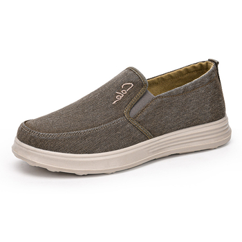 Muške platnene slip-on tenisice, prozračne, s mekanom potplatom, za proljeće i jesen