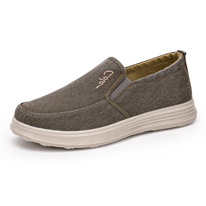 Muške platnene slip-on tenisice, prozračne, s mekanom potplatom, za proljeće i jesen