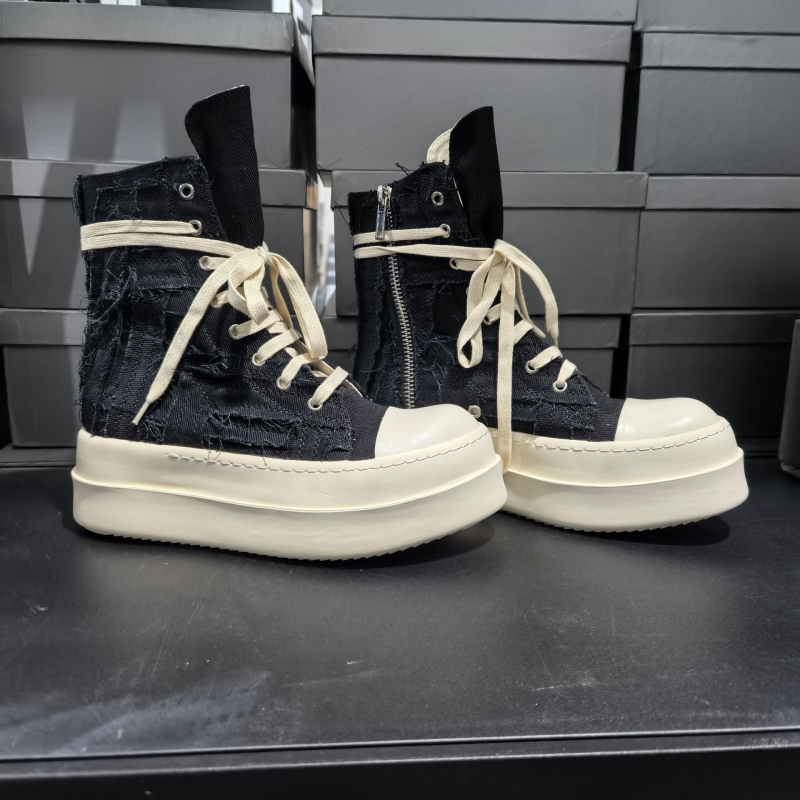 Platnene visoke tenisice unisex, prozračne i otporne, s povećanjem visine od 7 cm