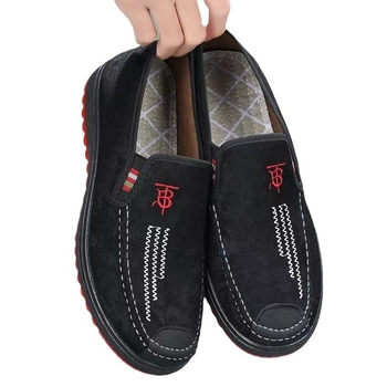 Proljetne muške platnene slip-on mokasice, protuklizne, prozračne, udobne