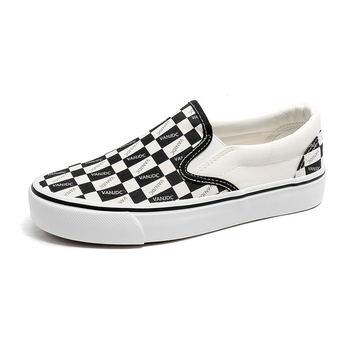 Proljeće 2023 – Unisex platnene tenisice s kariranim uzorkom, Slip-On