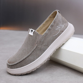 Muški denim loaferi bez pertli, za proljeće i jesen, lagani, s debelom potplatom, svakodnevne casual cipele
