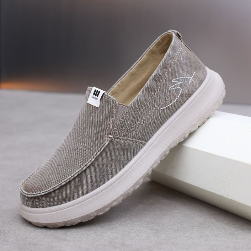 Muški denim loaferi bez pertli, za proljeće i jesen, lagani, s debelom potplatom, svakodnevne casual cipele