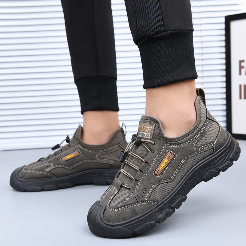 Férfi Dad Shoes cipő, őszi modell – pekingi öreg vászoncipő, légáteresztő, kültéri túrázáshoz és hétköznapokra, casual, puha talp