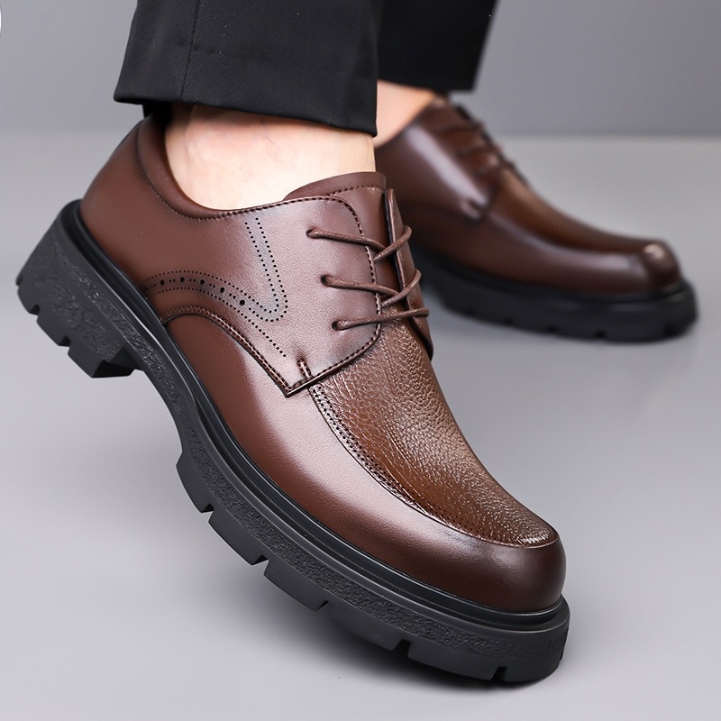 Muške brogue cipele s izrađenim uzorcima, retro casual kožne cipele, britanski stil poslovno-formalne cipele, vjenčane cipele za mladoženju 6805