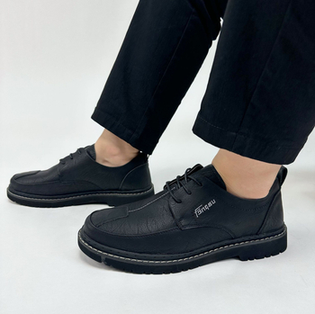 Muške kožne cipele za vožnju, casual poslovni stil, prozračna gumena potplata, gornji dio od mikrovlakana, model 8109