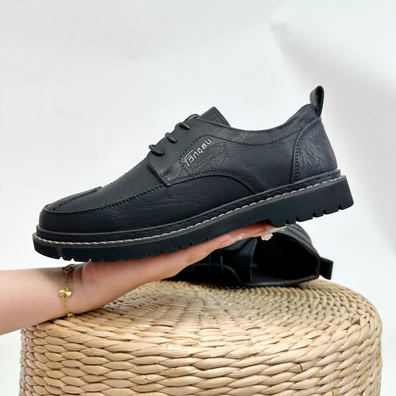 Muške kožne cipele za vožnju, casual poslovni stil, prozračna gumena potplata, gornji dio od mikrovlakana, model 8109