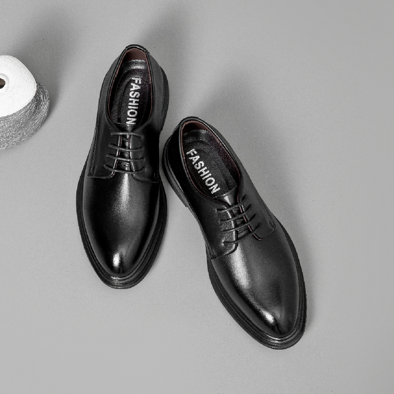 Férfi bőrből készült cipő, irodai és mindennapi viselet, loafers stílus, kerek orr, alacsony sarok, Goodyear talp, bőrfelsőrész, légző