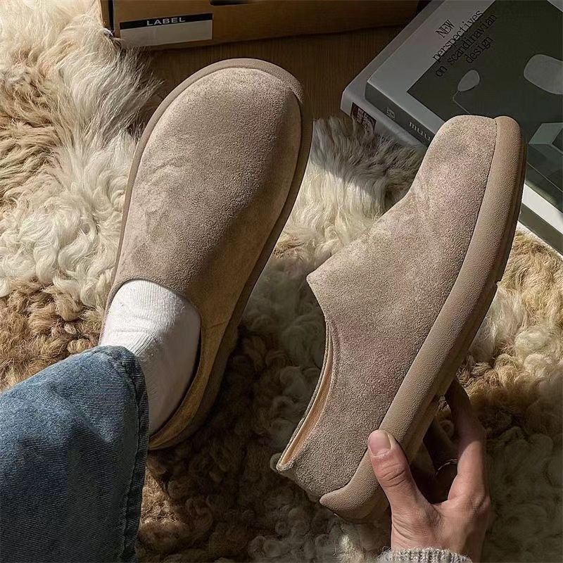 Férfi Birkenstock-stílusú zárt orrú papucs, slip-on, retro stílus, puha talpú, kényelmes mindennapi cipő