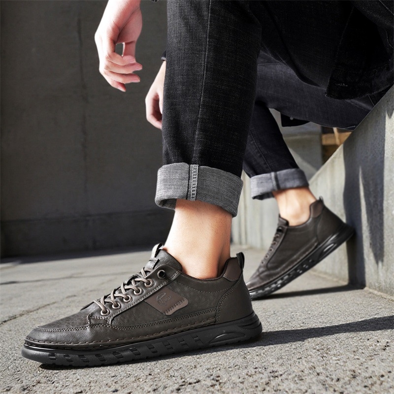 Férfi casual sneaker, lélegző, színblokkokkal, 2026 tavasz–nyár, európai stílus
