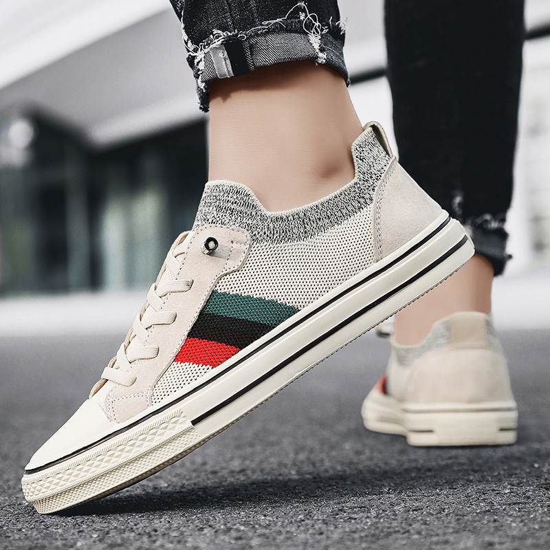 Muške platnene Slip-On tenisice, prozračne, antibakterijske, casual, s niskim gornjim dijelom