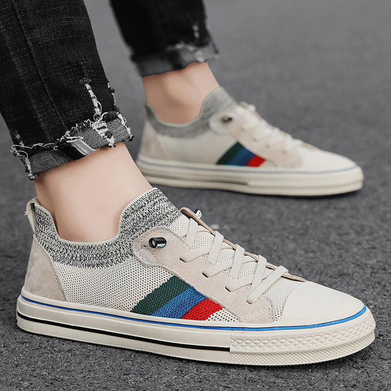 Muške platnene Slip-On tenisice, prozračne, antibakterijske, casual, s niskim gornjim dijelom